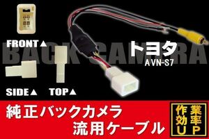 トヨタ純正 NHDT-W59G 対応 イクリプス ECLIPSE AVN-S7 社外ナビ 市販ナビ RCA 接続 変換 リアカメラ ハーネス 配線 コード ケーブル