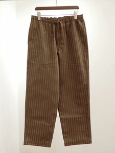 DESCENDANT SHORE HERRINGBONE STRIPE BEACH TROUSERS