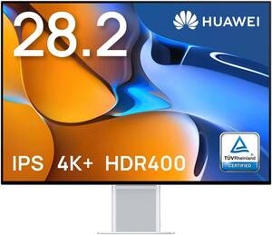 HUAWEI MateView 28.2インチ 4K+ ウルトラHD モニター IPS液晶(視野角178°) 非光沢 HDR400 HSN-CBA ワイヤレス機能付き