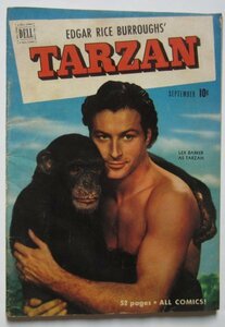 【送料無料】TARZAN COMIC 24 LEX BARKER EDGAR RICE BURROUGHS ターザン 52ページ