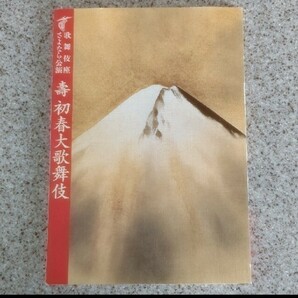 歌舞伎座 2009年1月 さよなら公演 筋書き パンフレット