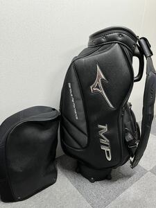  бесплатная доставка редкий прекрасный товар ограничение Mizuno MIZUNO premium черный MP CRAFT Tour стиль искусственная кожа основной Athlete модель caddy bag 