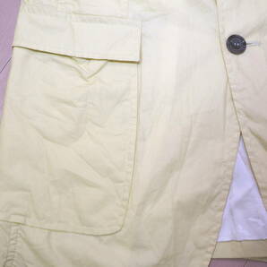 BURBERRY PRORSUM バーバリープローサム 10SSパッカリングジャケット薄黄色 Italy製の画像8