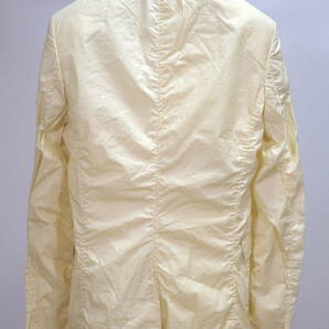 BURBERRY PRORSUM バーバリープローサム 10SSパッカリングジャケット薄黄色 Italy製の画像2