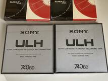 Sj100新品◆SONY ソニー◆オープンリールテープ SUPER A 5点+ULH 740BD 2点 合計7点セット_画像6