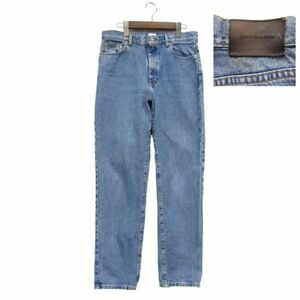サイズ W33 程度 メキシコ製 カルバンクライン Calvin Klein Jeans ストレート デニム パンツ ジーンズ 古着 2O1388