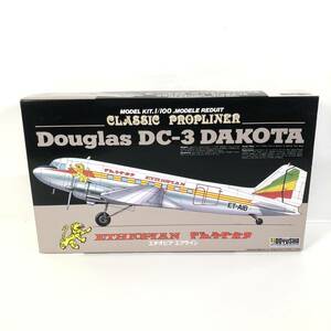 未組立品！★エチオピア エアライン Douglas DC-3 DAKOTA★ フィギュア 模型 飛行機 航空機 旅客機 CLASSIC PROPLINER NJ2513