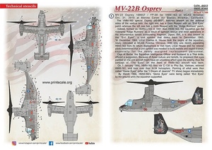 プリントスケール 48-213 1/48 MV-22B オスプレイ Part 1