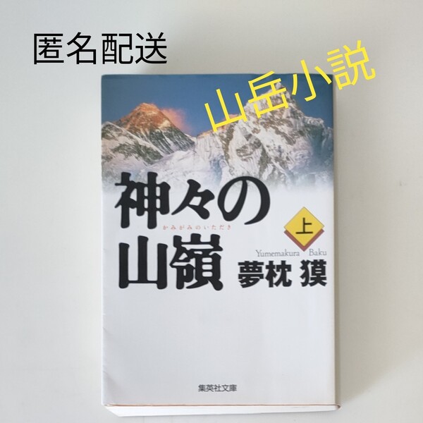 神々の山嶺(いただき) 上 (集英社文庫) 夢枕獏/著