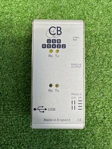 CB USB RS422-B コンバーター 変換装置 PC周辺機器 OA周辺機器 オーディオ音響機器? 映像機器? プロ業務用 PA機器? 動作確認済み#GK932