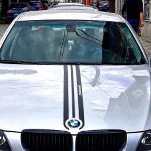 スタイリングステッカー PERFORMANCE 車 ボンネット デカール 黒 ブラック カーボン シルバー BMW ビーエム F30 F10 E60 E90 人気送料無料の画像8