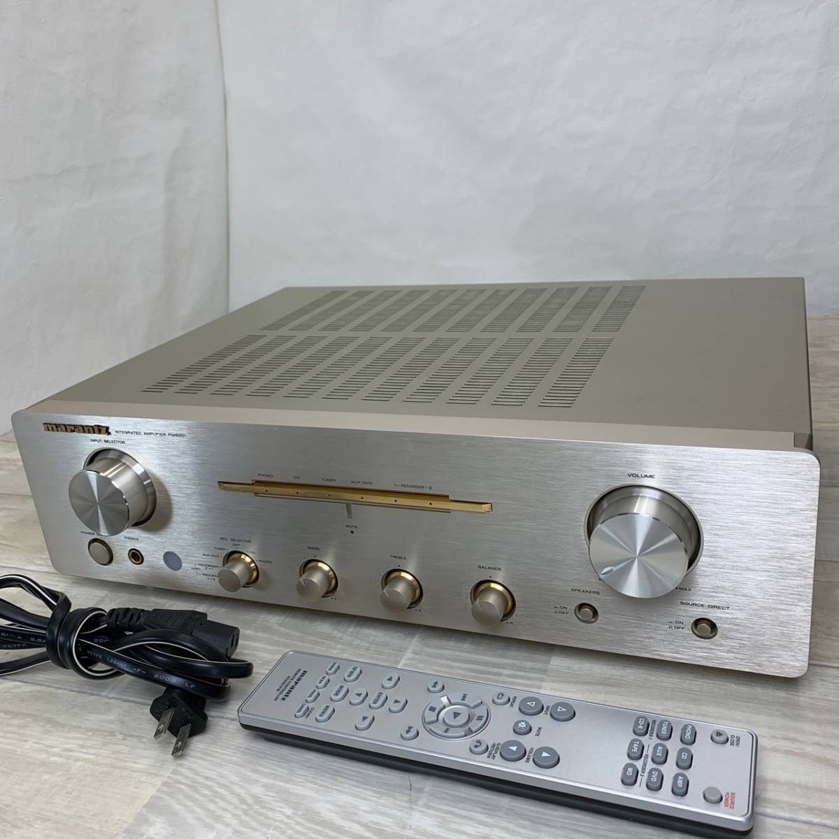 2022春夏新色】 Marantz プリメインアンプ PM6001 trumbullcampbell.com