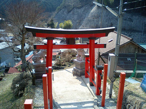  steel made torii Akira god torii ... inspection [ god company * ritual article * structure .* type year ..]