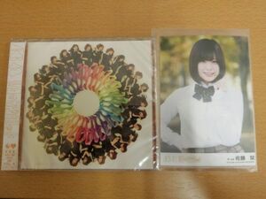 (16782)佐藤栞 AKB48 11月のアンクレット 生写真+CD 劇場盤