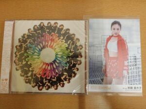 (16817)斉藤真木子 AKB48 11月のアンクレット 生写真+CD 劇場盤　