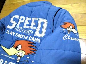 新品　クレイスミス　ライダースジャケット　ワッペン　刺繍　フルデコ　防寒着　バイカー　ツーリングに　M　ムーンアイズ　Clay Smith