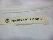 ＵＳＥＤ MAJESTIC LEGON ブラウス サイズＭ 白色_画像6