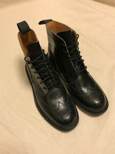  beautiful goods Tricker's Tricker's Country boots BLK UK5 L2508 Britain made Made in ENGLAND