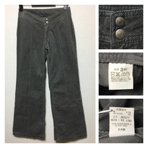 Levis リーバイス W304 センターシーム コーデュロイ ワイド パンツ 灰系 w28 美品 管理A865_画像2