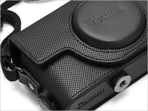 ★新品未開封★CANON Leather Case ソフトケース CSC-100BKブラック