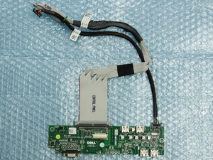 ★即決★ DELL PowerEdge R310 フロント USB VGA ボード CN-0H655J ケーブル 0Y511K / 0D352M 付