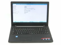 中古　Lenovo　Celeron　N3060　1.6GHZ　メモリ4GB　HDD500GB　ノートパソコン　BIOSまで表示　　詳細不明　　ジャンク扱い 　_画像1