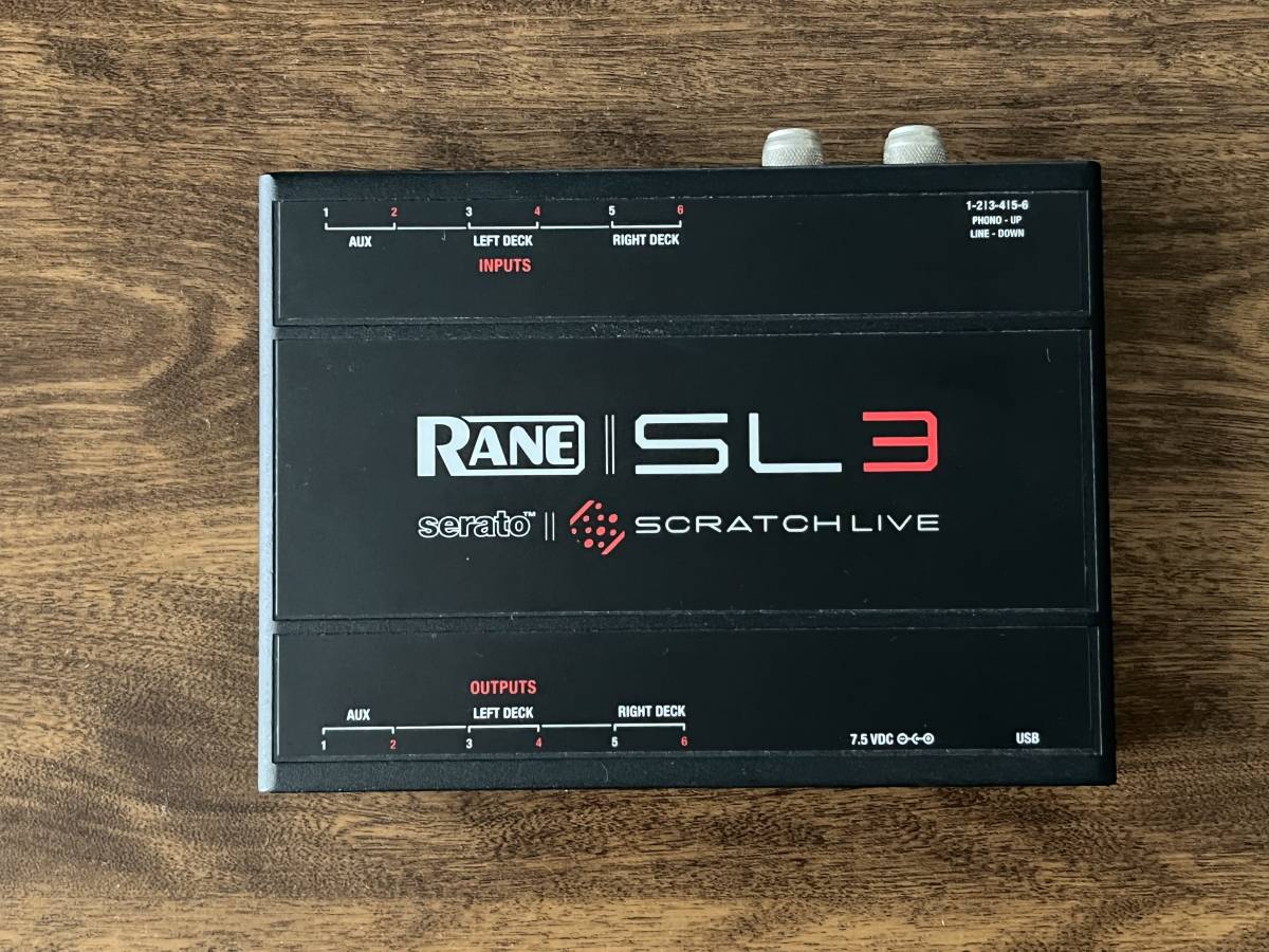 Rane Scratch Live SL3 CD Serato セラート SL1 SL2 SL4