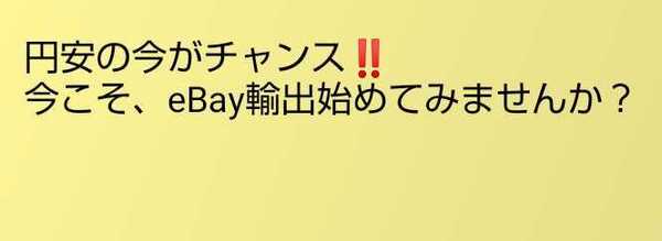 【スカイプサポート】eBay イーベイ 海外 輸出 わからないことは何でも質問できます!