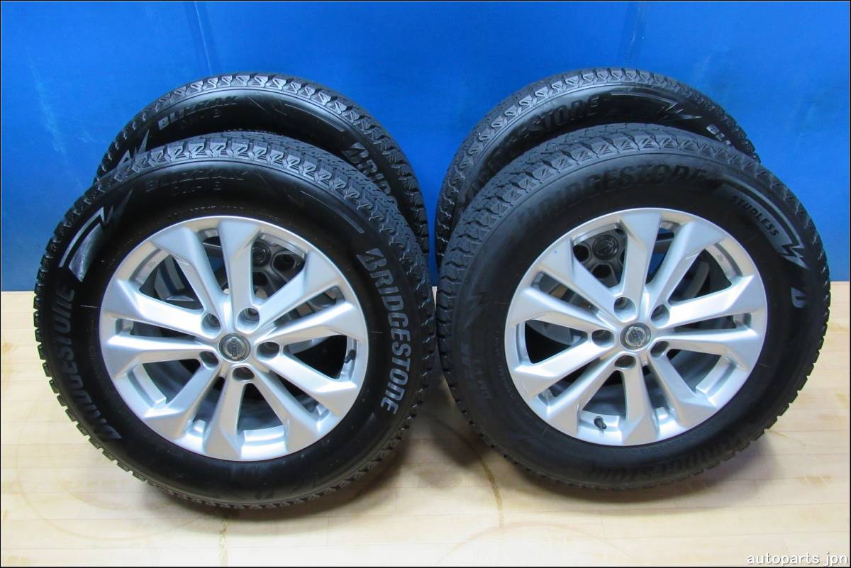 いただき ヤフオク! - 215/60R17タイヤ&日産純正ホイール 1本