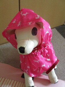  small size dog girl raincoat 