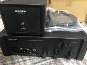 イシノラボ MASTERS SX3000BD STAXイヤースピーカー/ヘッドホンバランスドライブアンプ 電源ユニット ケーブル新品交換済み 送料無料