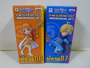 バンプレスト ワーコレ WCF ワンピースワールドコレクタブルフィギュア MUGIWARA56 MW5606ナミ MW5607サンジ