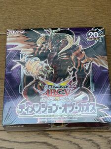 [ new goods * unopened shrink attaching ]1BOX Yugioh arc * five official card game dimension *ob* Chaos OCG out of print 