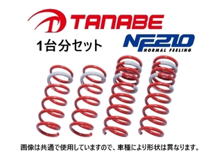 送料無料 タナベ NF210 ダウンサス (1台分) シルフィ TB17　TB17NK