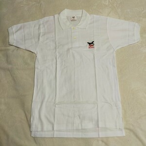 非売品 超激レア ピングー ポロシャツ ホワイト フリーサイズ 未使用 ピングー ワンポイント半袖 男女兼用 フリー