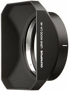 【新品】 OLYMPUS 単焦点レンズ M.ZUIKO DIGITAL ED 12mm F2.0用 メタルレンズフード LH-48 BLK　(shin