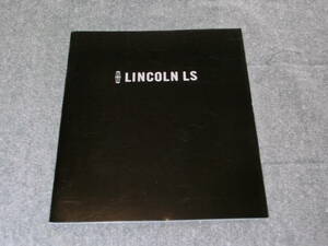  Lincoln LS LINCOLN LS 1999 year 10 month catalog 27P