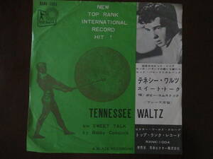 ★７インチ★ボビーコムストック”TennesseeWaltz” 　60’s　日本盤
