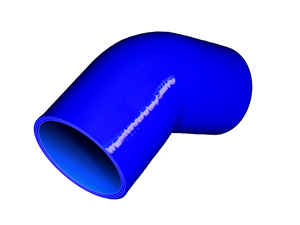 【耐熱】シリコンホース TOYOKING製 エルボ 45度 異径 内径Φ51→70mm 青色 ロゴマーク無し 工業用ホース 汎用品