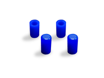 【耐熱】シリコン キャップ TOYOKING製 内径Φ4mm 4個1セット 青色 ロゴマーク無し 各種 工業用ホース 汎用品_画像1