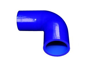 【耐熱】シリコンホース TOYOKING製 エルボ 90度 同径 内径Φ22mm 青色 ロゴマーク無し 各種 工業用ホース 汎用品