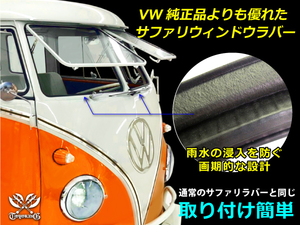 日本製 TOYOKING 空冷VW フォルクスワーゲン タイプII バス TYPE2 BUS サファリ ウィンドウ ラバー