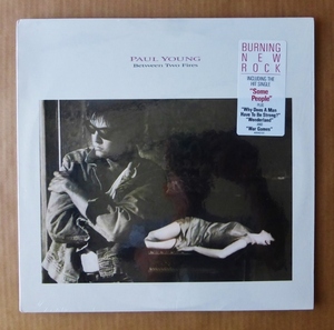 PAUL YOUNG「BETWEEN TWO FIRES」米ORIG [FC規格] ステッカー有シュリンク美品