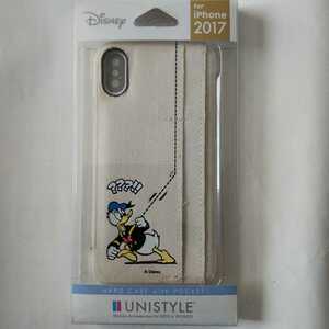 iPhone X for hard case with pocket Donald Duck 3 pocket PG-DCS294DND