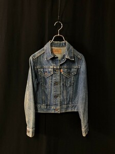 USA製◆ヴィンテージ　80's●Levi's 76001-0214　3rd レディース　ジージャン　デニムジャケット　size M● 1980s　オレンジタブ