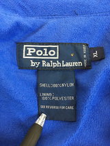 古着 90s Polo Ralph Lauren 「POLO SPORT」 パッチ 裏地 フリース ナイロン ジャケット ブルゾン XL 古着_画像8