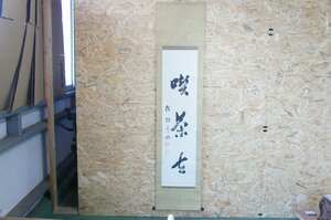 [KW][G161880]喫茶去 掛け軸 掛軸 茶道具 臨済宗 総持寺 約200cm