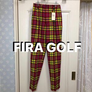 FIRA GOLF チェックパンツ　毛100%