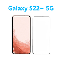 2枚Galaxy S22+ 5G 黒枠フルカバー強化ガラスフィルム 自動吸着 2.5Dラウンドエッジ加工 指紋防止飛散防止気泡防止 疎油性疎水性 貼り直し_画像1