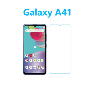 1枚入りGalaxy A41強化ガラスフィルム 自動吸着 2.5Dラウンドエッジ加工指紋防止飛散防止気泡防止 疎油性疎水性 貼り直し可 高硬度9H高透過